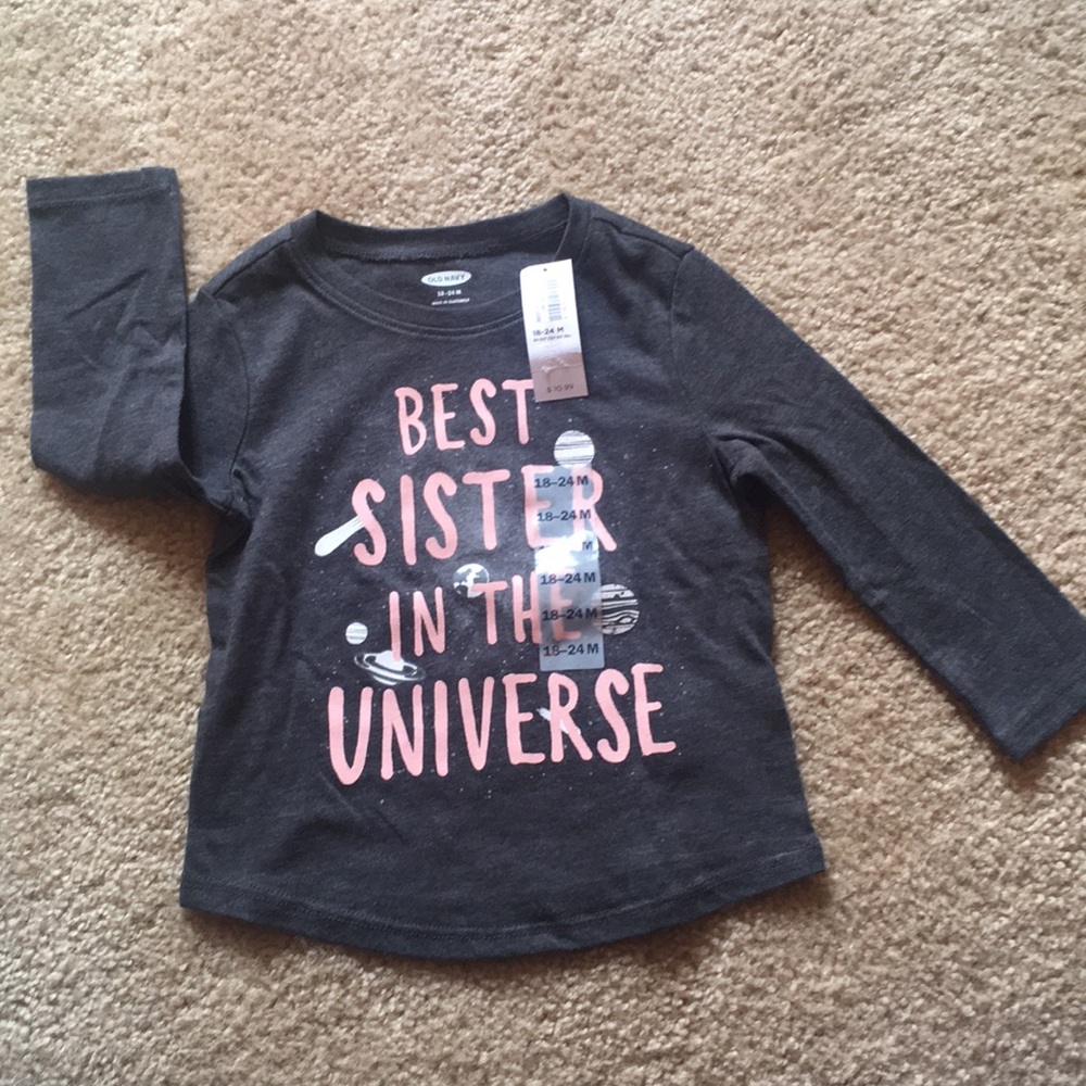 18-24 mo Girl sister Top